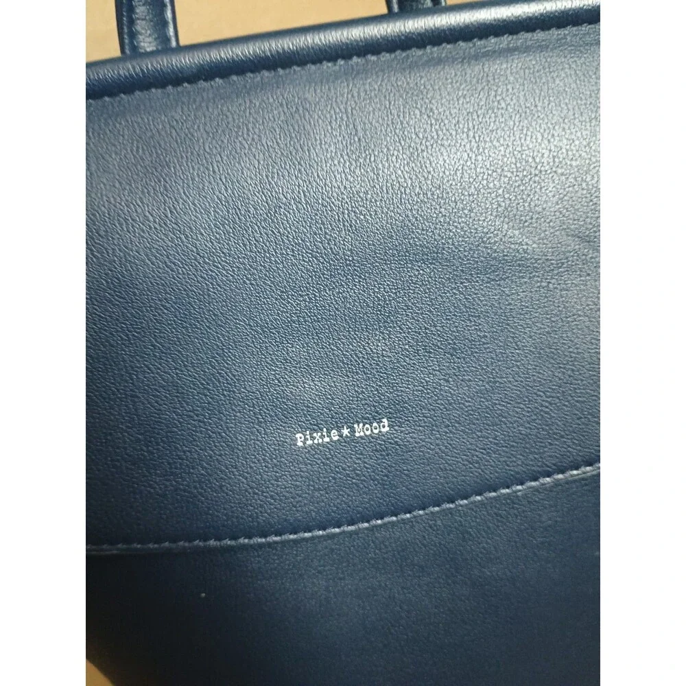 Pixie Mood Mini Convertible Kim Backpack Vegan Leather - Blue Purse